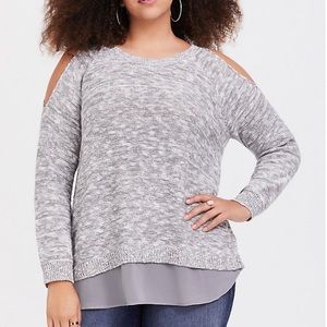 Torrid Heather Grey Sweater